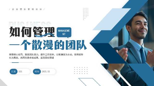 商务风企业团队管理培训PPT模板20250518