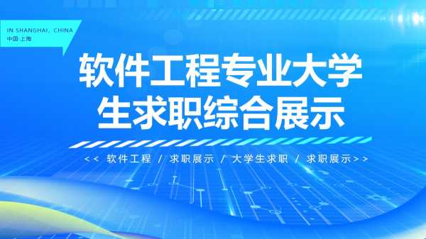 软件工程专业求职综合展示PPT模版20251017