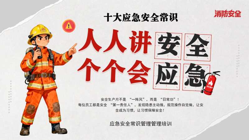 简约风应急安全管理培训PPT模板20251202